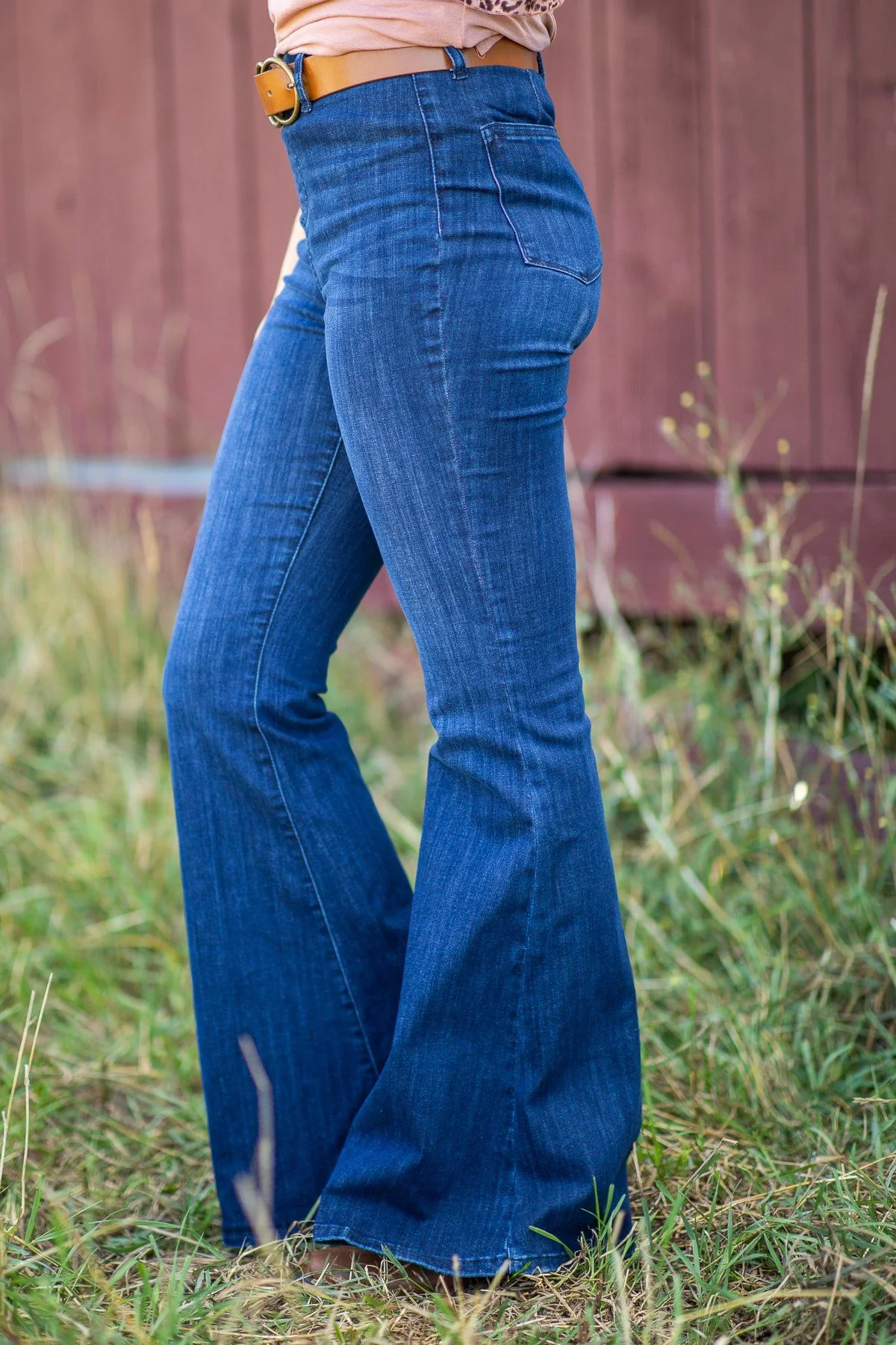 Judy Blue Dark Wash Super Flare Jeans